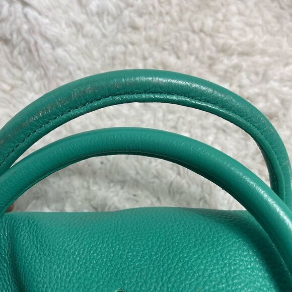 Kate Spade Cobble Hill turquoise green Leather Satchel/Crossbody bag . - Picture 12 of 15